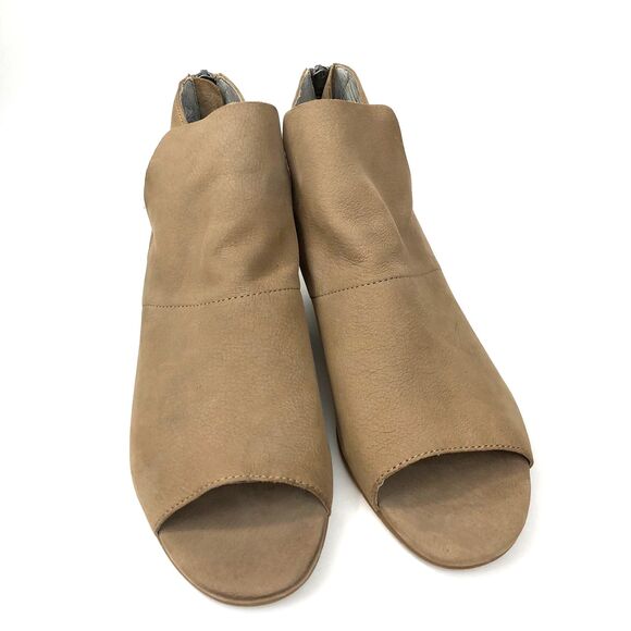 Eileen Fisher Duffy Ankle Bootie Peep Toe Wedge Comfort Size 6.5 Women's - Picture 3 of 13